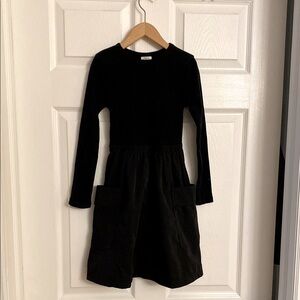 Zara Black Long Sleeve Kids Dress